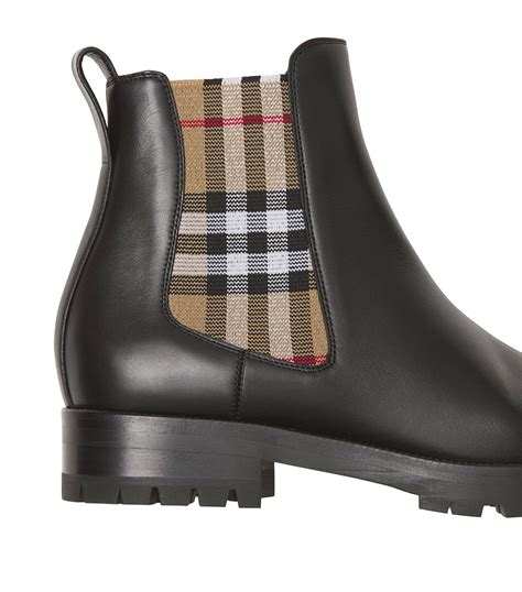 burberry archival wool boots|burberry chelsea boots.